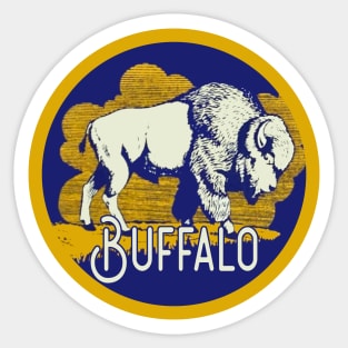 Buffalo Vintage Travel Decal Sticker